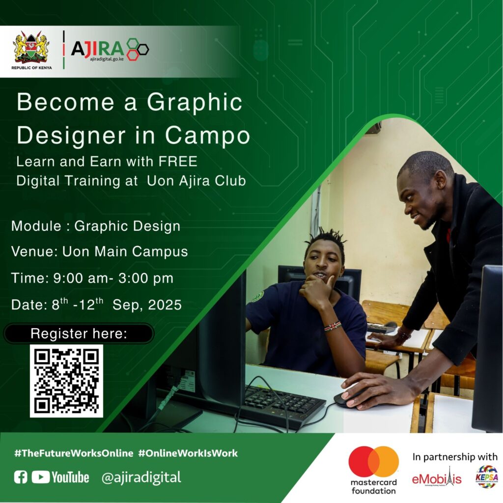 UoN First Years Graphic Design Training - Tech Event in Kenya
