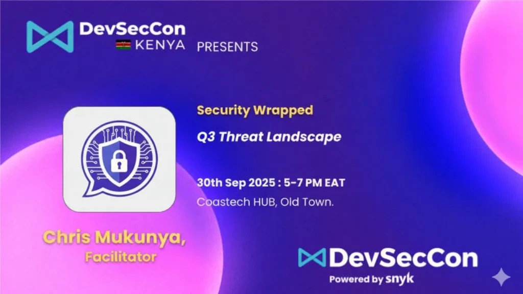 Security Wrapped: Q3 Threat Landscape - Tech Event in Kenya