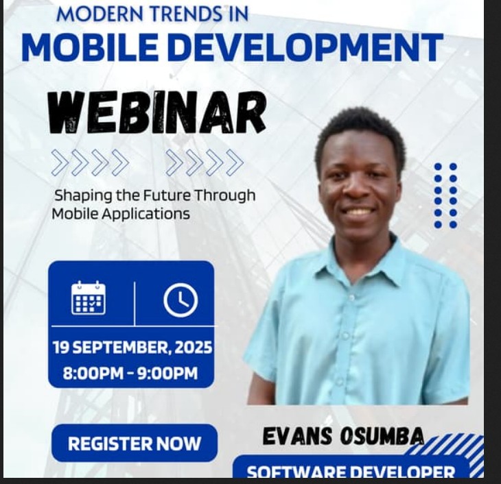 TRENDS IN MOBILE DEVELOPMENT - Tech Event in Kenya