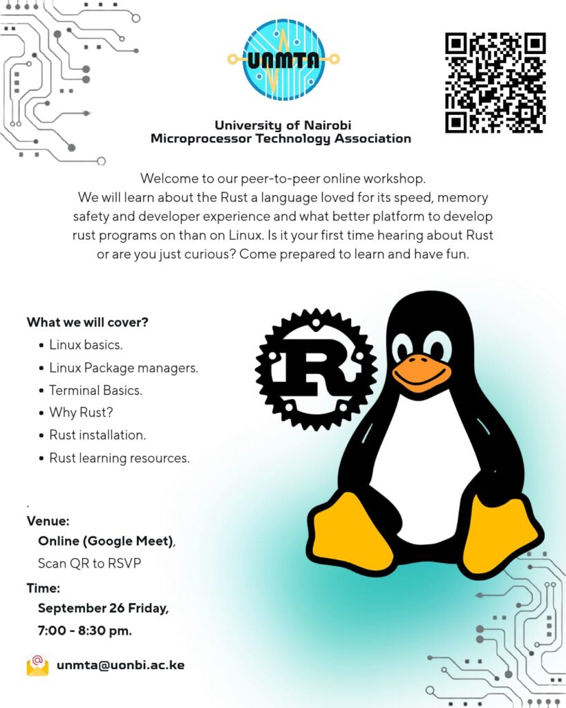 Linux and Rust Basics - Tech Event in Kenya