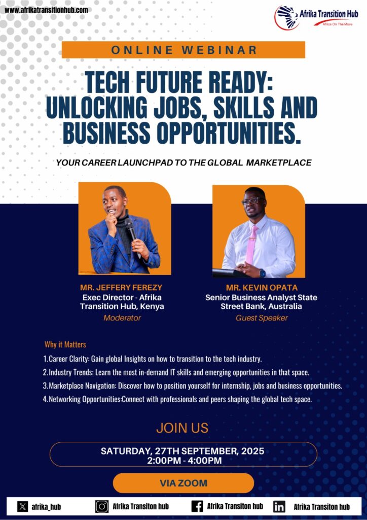 IT Future Ready: Unlocking Jobs, Skills & Opportunities - Tech Event in Kenya