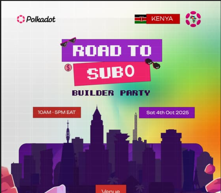 Road to Sub0 – Builder Party – Nairobi - Tech Event in Kenya