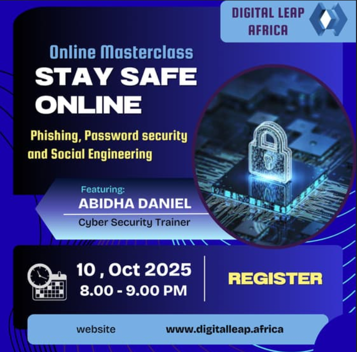 STAY SAFE ONLINE - Tech Event in Kenya