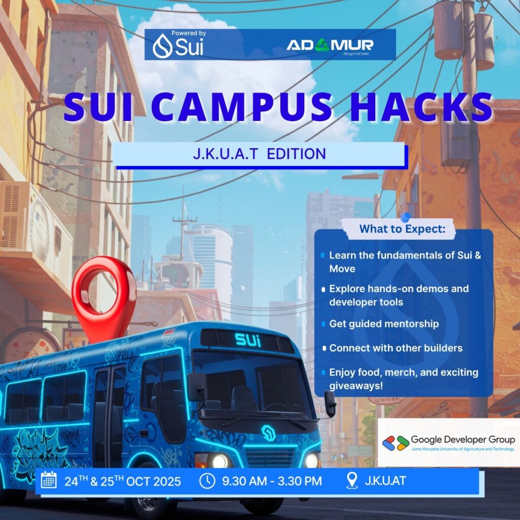 Sui Campus tour : JKUAT edition - Tech Event in Kenya