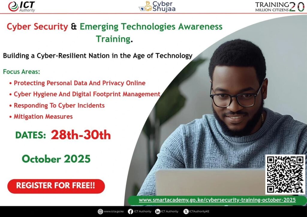 Cyber Security & Emerging Technologies Awareness Training - Tech Event in Kenya