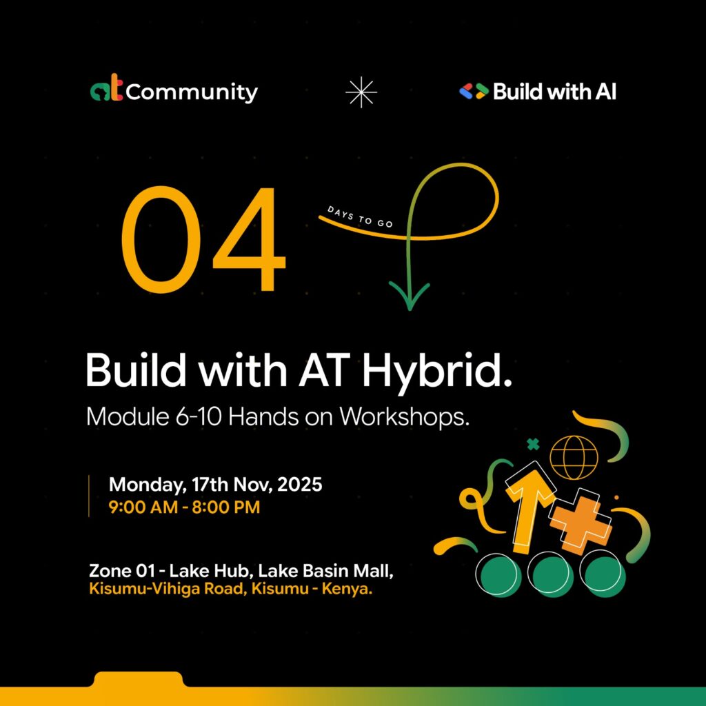 Build with AI Build with AT: Generative AI + APIs Across Africa - Tech Event in Kenya