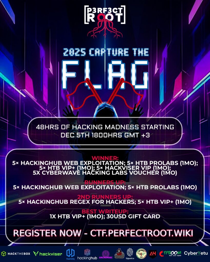 P3rf3ctr00t CTF 2025 - Tech Event in Kenya