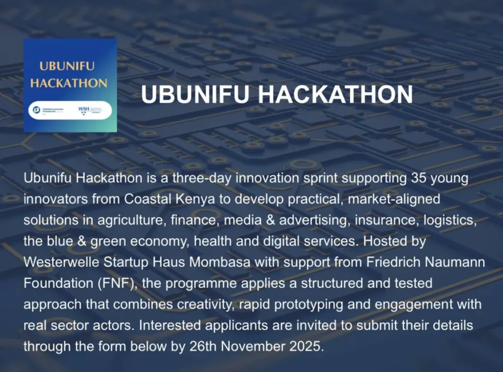 UBUNIFU HACKATHON - Tech Event in Kenya