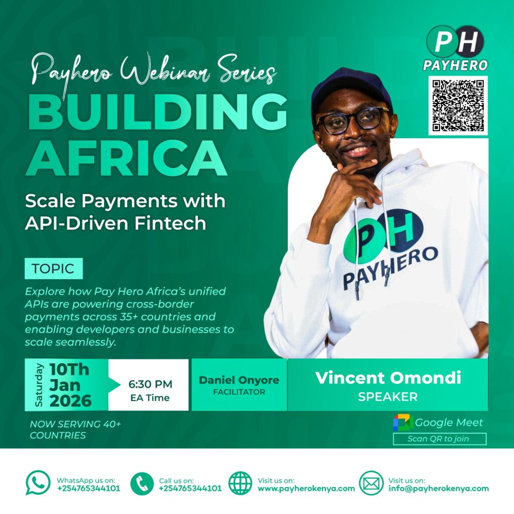 Scale Payments with API-Driven Fintech - Tech Event in Kenya