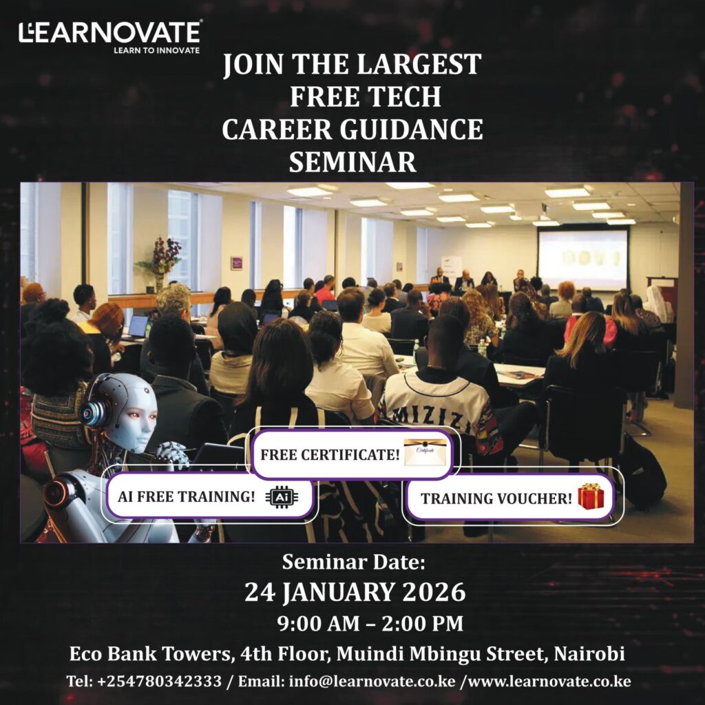 Kickstart Your Tech Career – FREE Seminar!-Learnovate Technologies Limited - Tech Event in Kenya