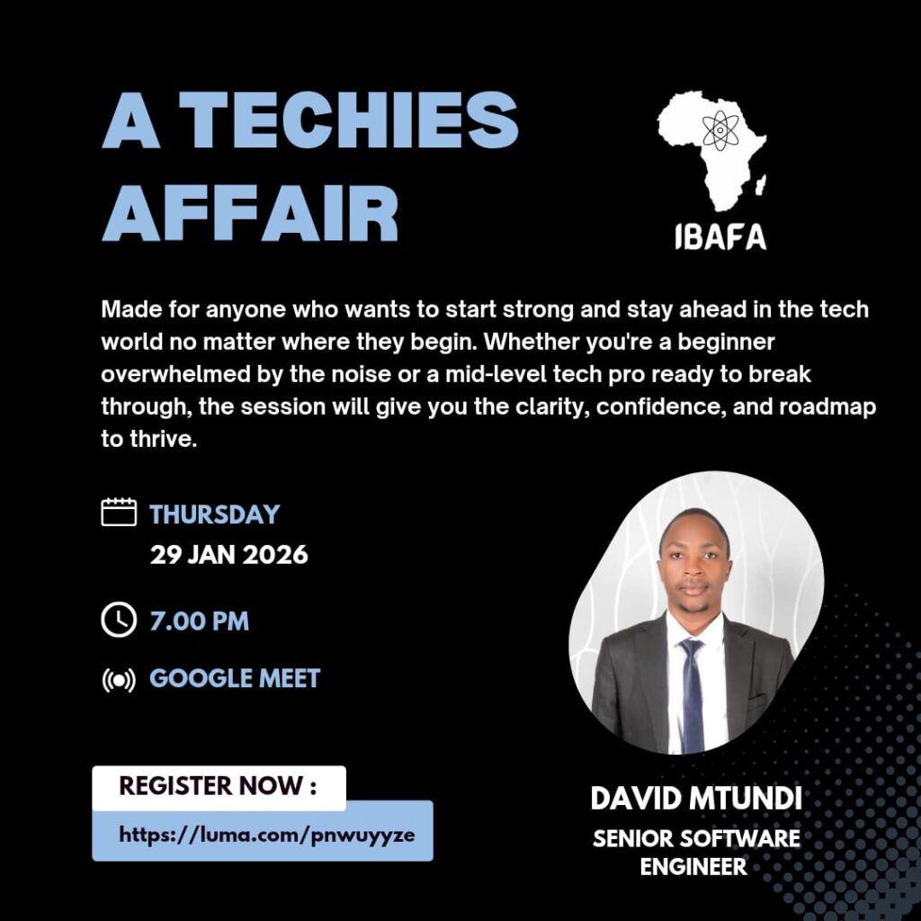 A Techies Affair: Your Virtual Roadmap to Success in Tech - Tech Event in Kenya