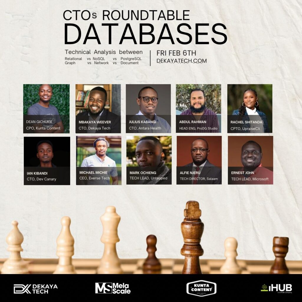 Databases for CTOs : Part 1 - Tech Event in Kenya