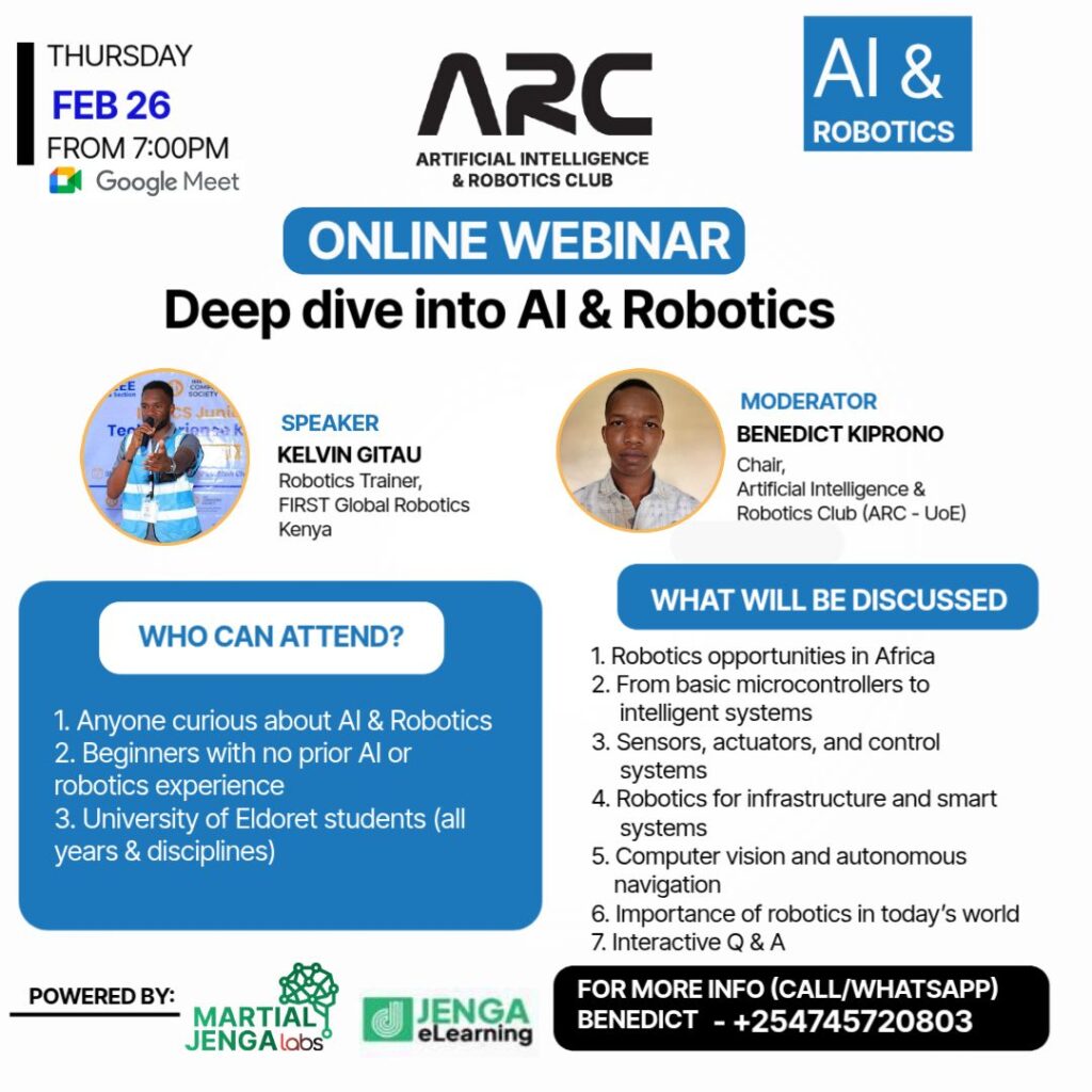 Deep Dive into AI and Robotics - Tech Event in Kenya