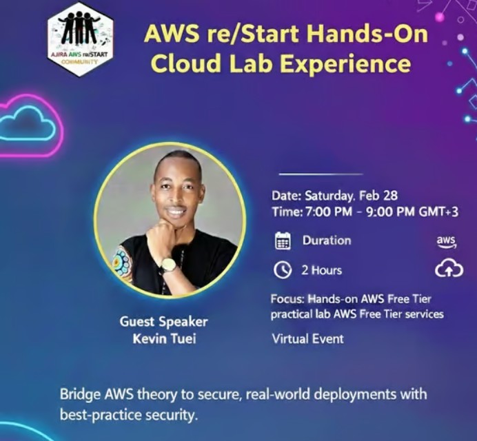 AWS re/Start Cloud Lab - Tech Event in Kenya