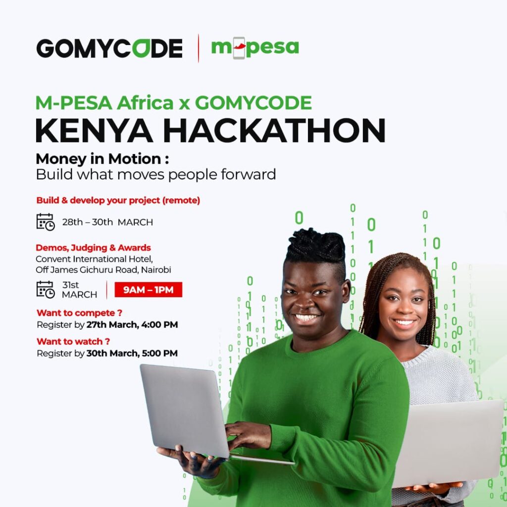 M-Pesa Africa x GOMYCODE Kenya Hackathon - Tech Event in Kenya