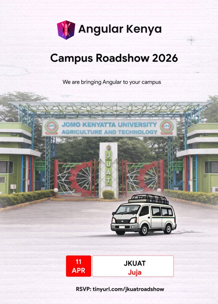 Angular Campus Roadshow- JKUAT - Tech Event in Kenya