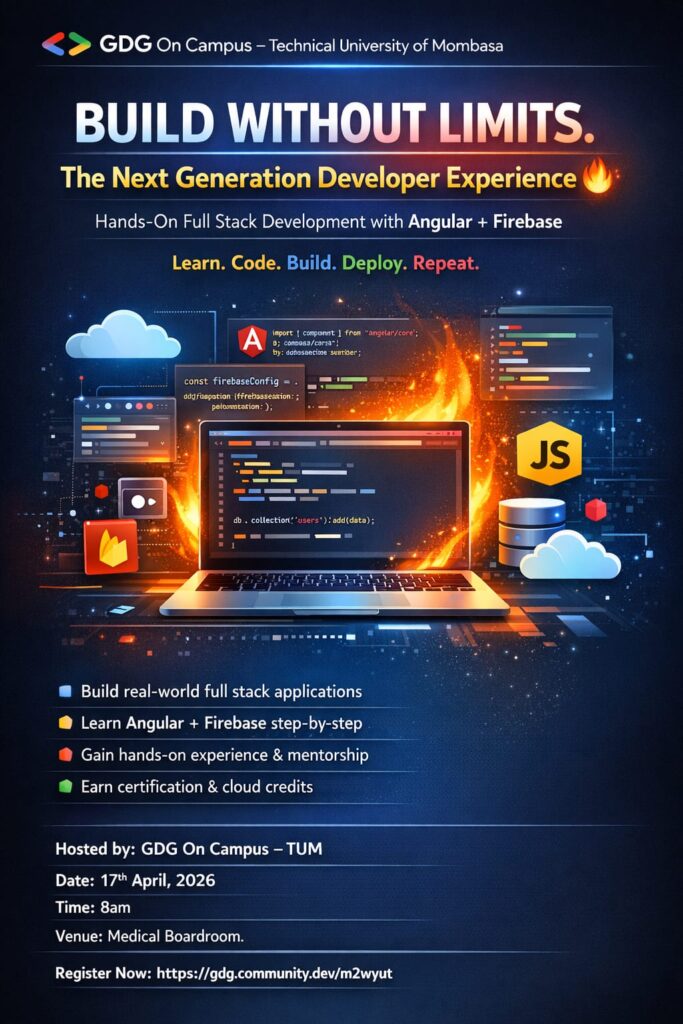 BUILD WITHOUT LIMITS: The Next Generation Developer Experience - Tech Event in Kenya