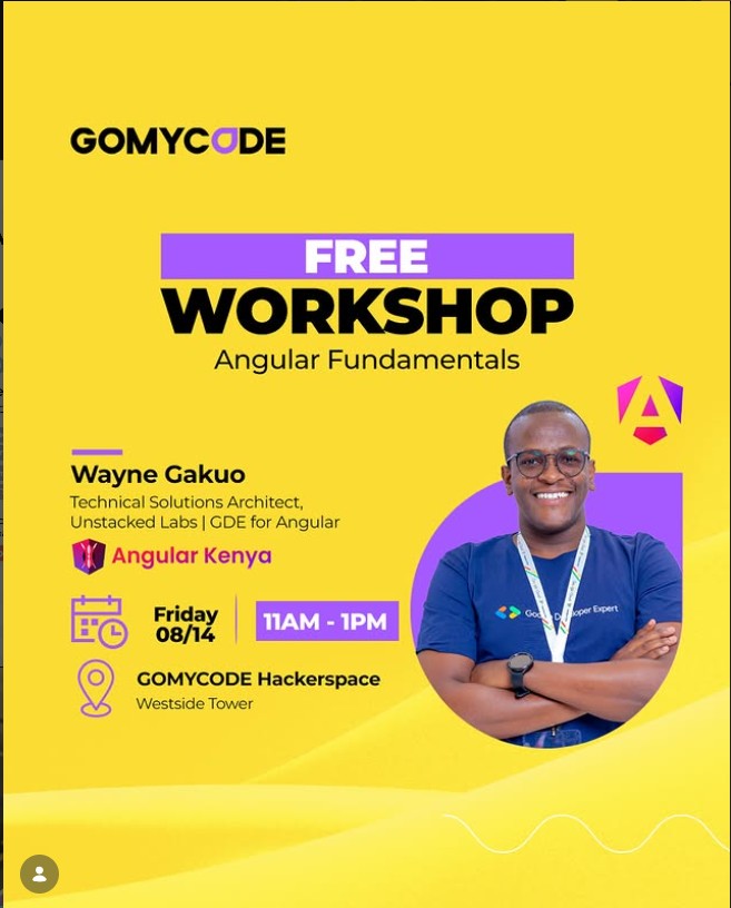 Angular Fundamentals Workshop - Tech Event in Kenya