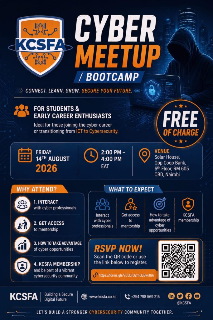 KCSFA Cyber Meetup / Bootcamp 2026 - Tech Event in Kenya