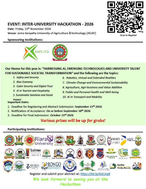 INTER-UNIVERSITY HACKATHON – 2026 - Tech Event in Kenya