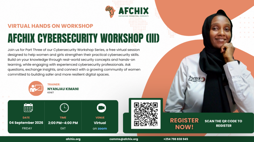 AfChix Cybersecurity Workshop - Tech Event in Kenya