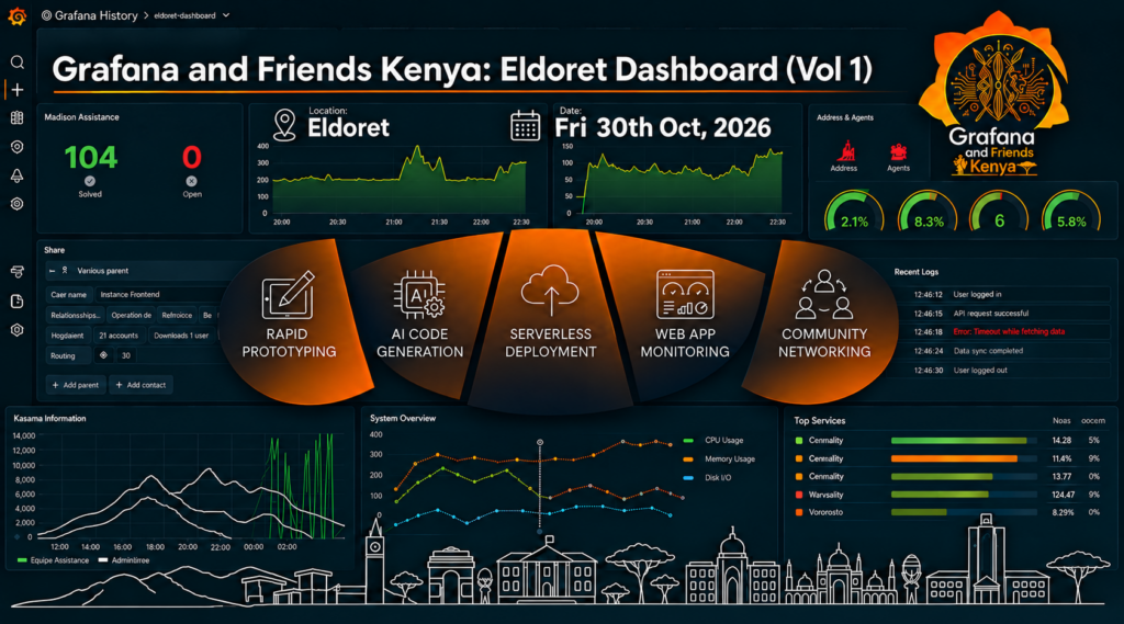 Grafana & Friends Kenya: Eldoret Dashboard (Vol. 1) - Tech Event in Kenya